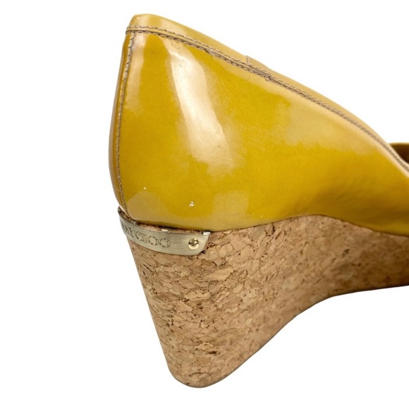Jimmy Choo Mustard Yellow Pumps - Picture 7 of 8